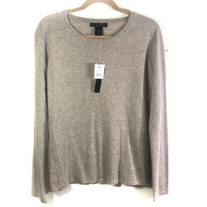 NWT Preswick & Moore Cashmere Long Sleeve Crewneck Casual Pullover Sweater XL